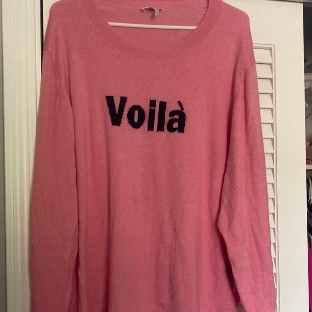 COURT & ROWE Pink Long Sleeve Relaxed Sweatshirt